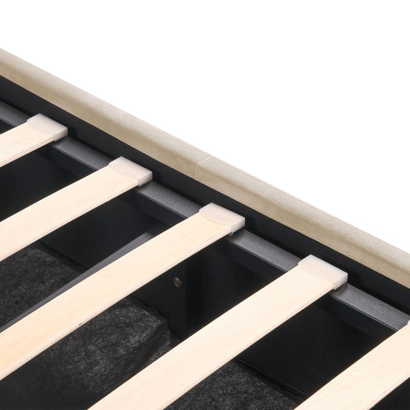 Dobbelseng Rochefort 180x200 cm - Beige - Møbler - Senger - Sengeramme & sengestamme