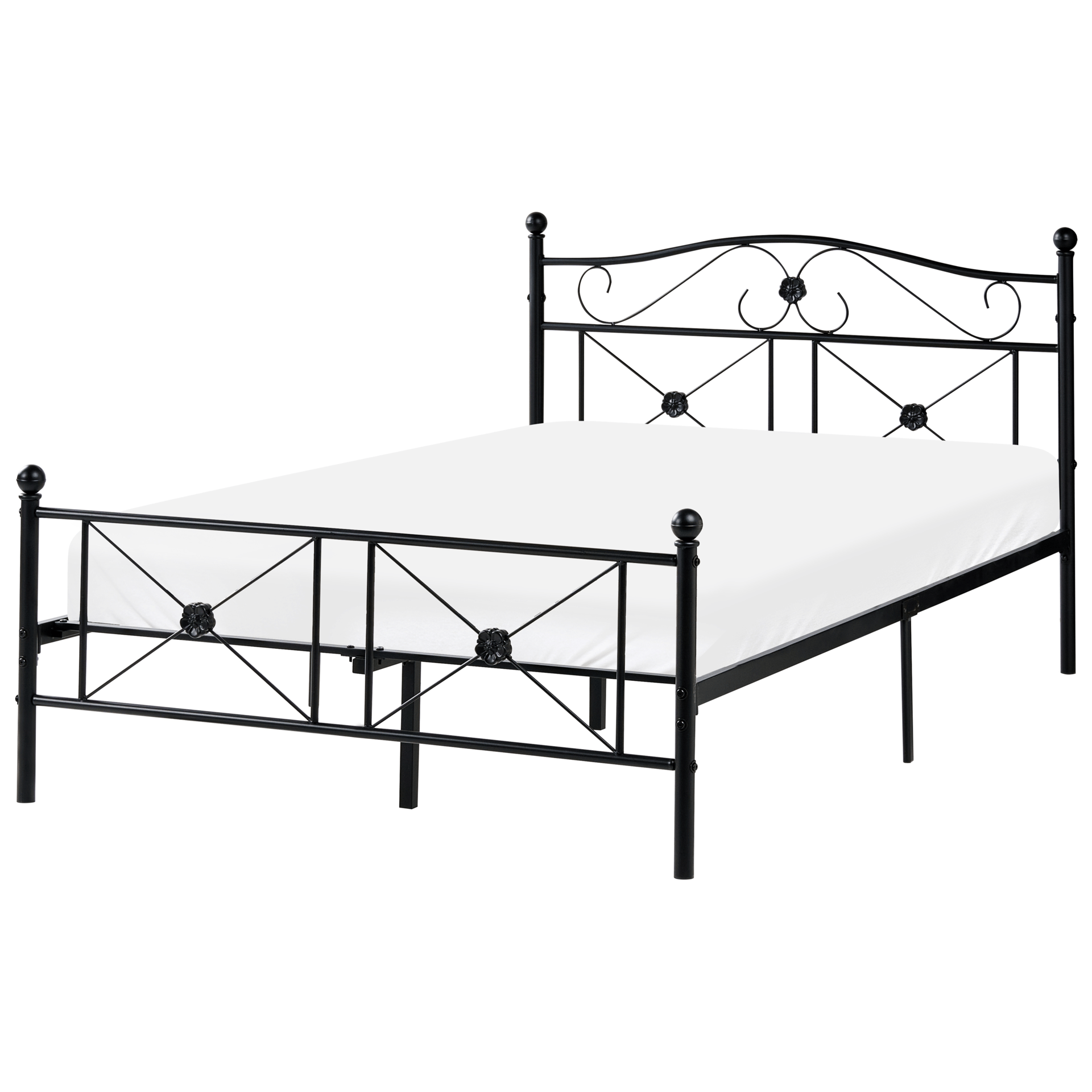 Dobbelseng Rodez 120x200 cm - Svart