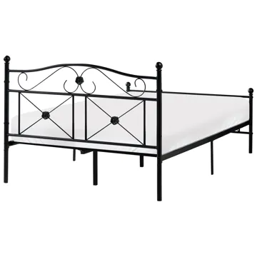 Dobbelseng Rodez 120x200 cm - Svart - Møbler - Senger - Sengeramme & sengestamme
