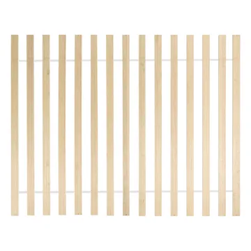 Dobbelseng Salernas 140x200 cm - Lysebrun, svart - Møbler - Senger - Sengeramme & sengestamme