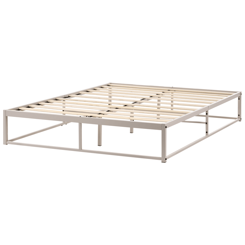 Dobbelseng Viry 140x200 - Lys beige - Møbler - Senger - Sengeramme & sengestamme