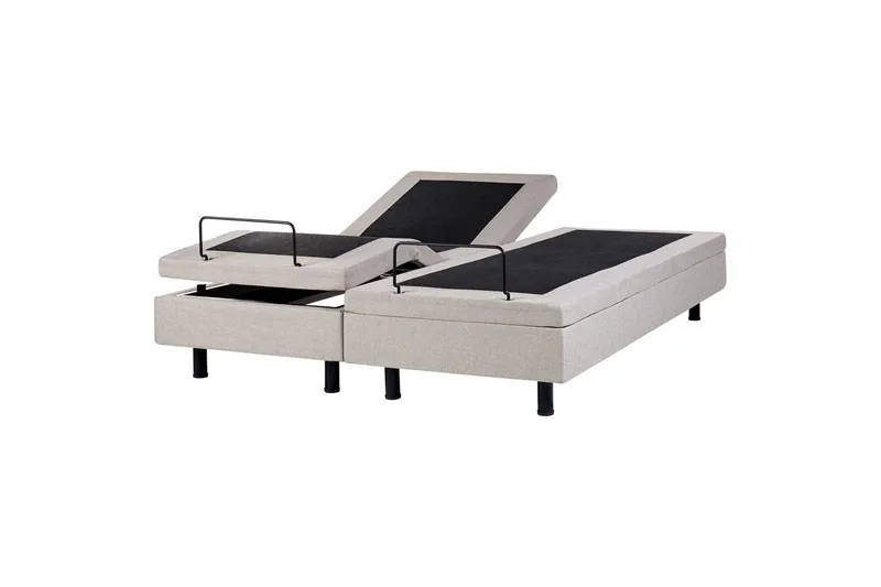 Dobbeltseng Duke Beige-Svart, Beige-Svart