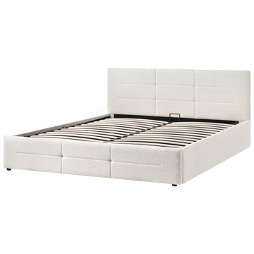 Dobbeltseng Massognes 180x200 cm - Off-White - Møbler - Senger - Sengeramme & sengestamme
