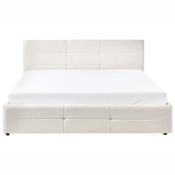 Dobbeltseng Massognes 180x200 cm - Off-White - Møbler - Senger - Sengeramme & sengestamme