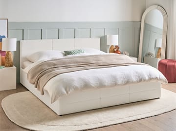 Dobbeltseng Massognes 180x200 cm - Off-White - Møbler - Senger - Sengeramme & sengestamme