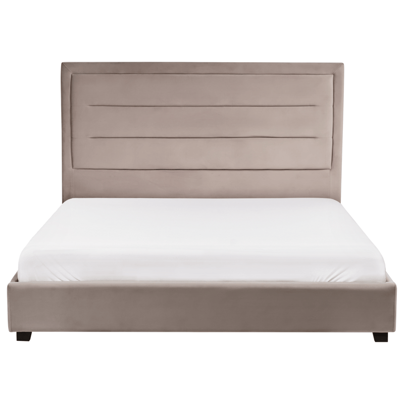 Dobbeltseng med lamellramme Rouen 160x200 cm - Taupe - Møbler - Senger - Sengeramme & sengestamme
