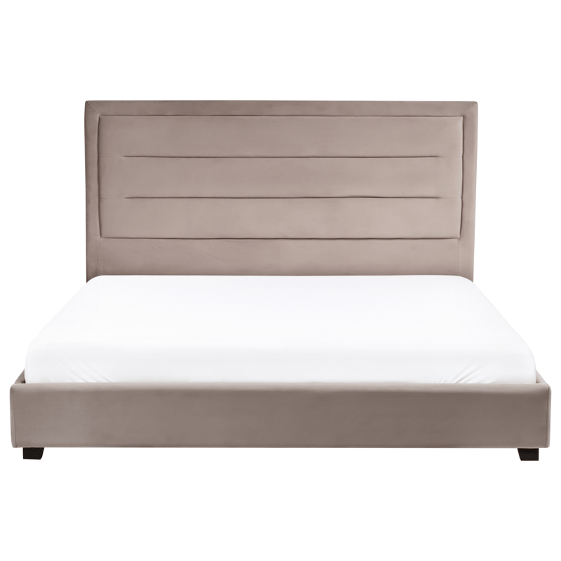 Dobbeltseng med lamellramme Rouen 180x200 cm - Taupe - Møbler - Senger - Sengeramme & sengestamme
