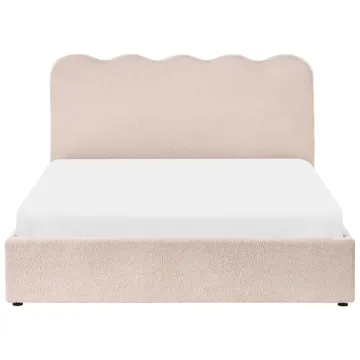 Dobbeltseng Nanterre 160x200 cm - Beige - Møbler - Senger - Sengeramme & sengestamme