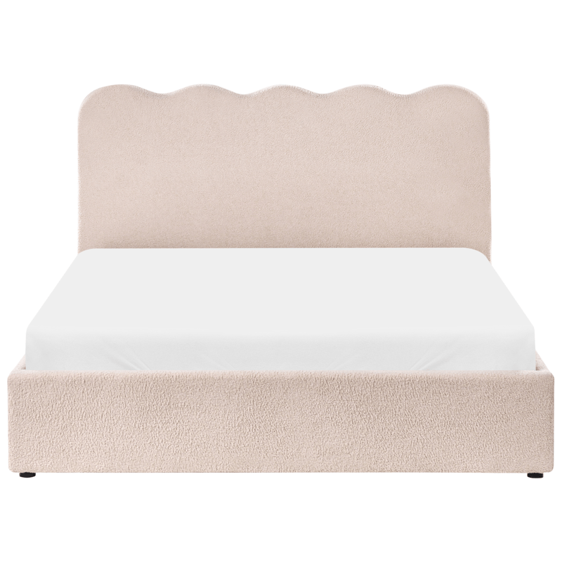 Dobbeltseng Nanterre 160x200 cm - Beige - Møbler - Senger - Sengeramme & sengestamme
