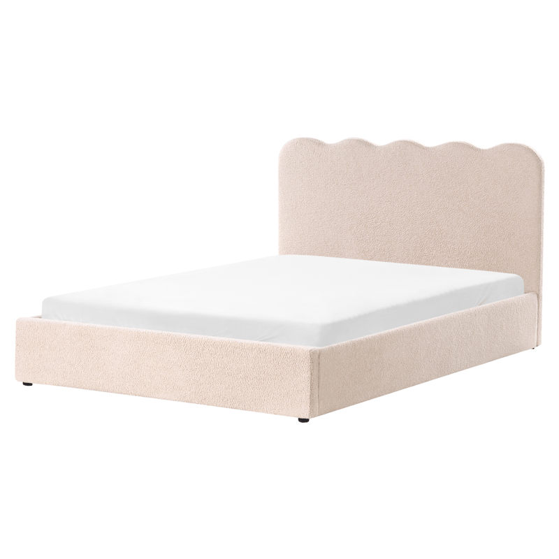 Dobbeltseng Nanterre 160x200 cm - Beige - Møbler - Senger - Sengeramme & sengestamme