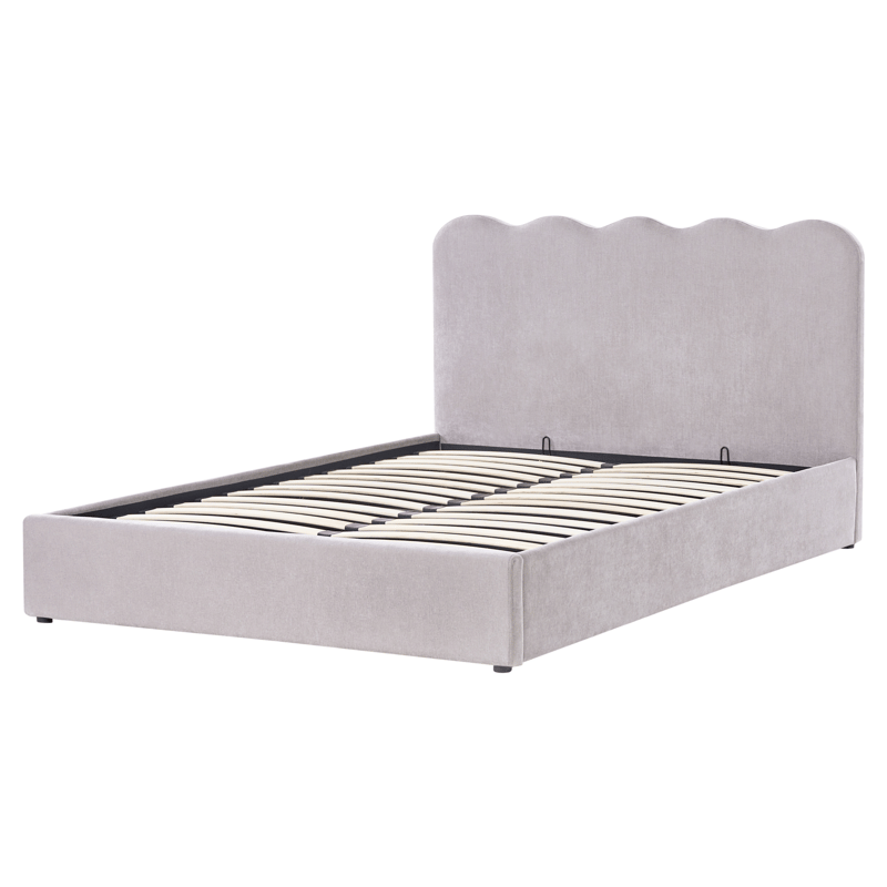 Dobbeltseng Nanterre 160x200 cm - Taupe - Møbler - Senger - Sengeramme & sengestamme