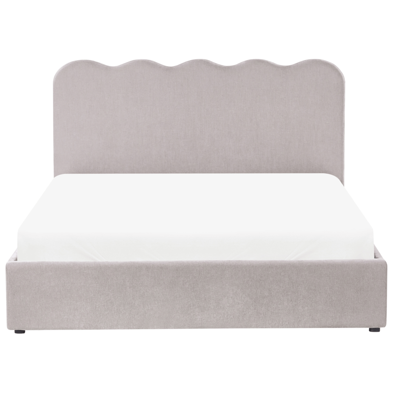 Dobbeltseng Nanterre 160x200 cm - Taupe - Møbler - Senger - Sengeramme & sengestamme