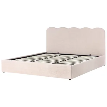 Dobbeltseng Nanterre 180x200 cm - Beige - Møbler - Senger - Sengeramme & sengestamme