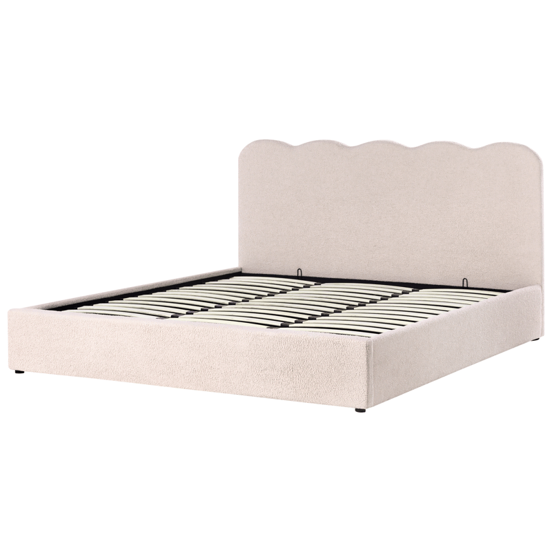 Dobbeltseng Nanterre 180x200 cm - Beige - Møbler - Senger - Sengeramme & sengestamme
