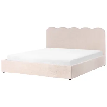 Dobbeltseng Nanterre 180x200 cm - Beige - Møbler - Senger - Sengeramme & sengestamme