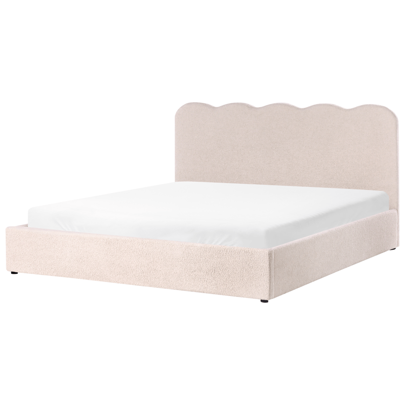 Dobbeltseng Nanterre 180x200 cm - Beige - Møbler - Senger - Sengeramme & sengestamme