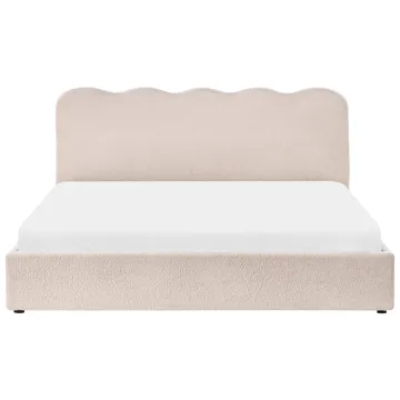 Dobbeltseng Nanterre 180x200 cm - Beige - Møbler - Senger - Sengeramme & sengestamme
