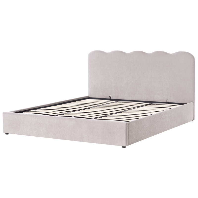Dobbeltseng Nanterre 180x200 cm - Taupe - Møbler - Senger - Sengeramme & sengestamme