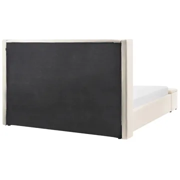 Dobbeltseng Noyers 180x200 cm - Off-White - Møbler - Senger - Sengeramme & sengestamme