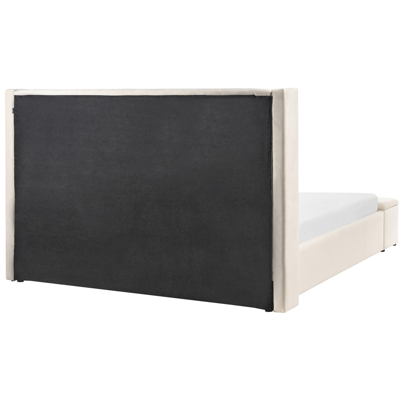 Dobbeltseng Noyers 180x200 cm - Off-White - Møbler - Senger - Sengeramme & sengestamme