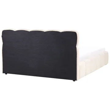 Dobbeltseng Noyon 160x200 cm - Lys beige - Møbler - Senger - Sengeramme & sengestamme