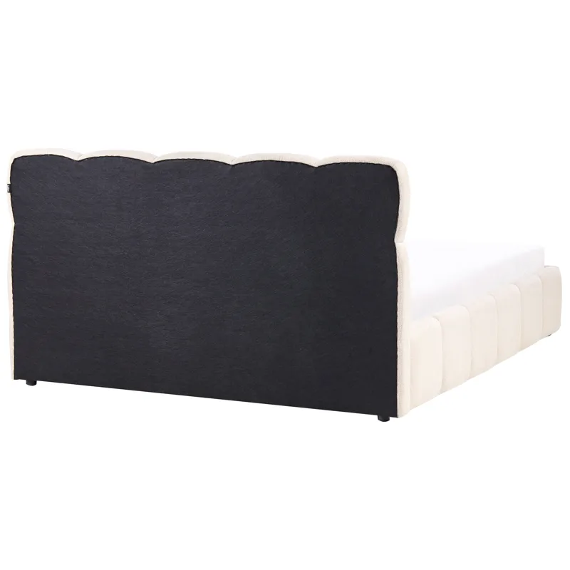 Dobbeltseng Noyon 160x200 cm - Lys beige - Møbler - Senger - Sengeramme & sengestamme