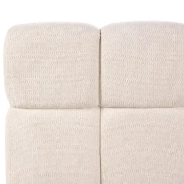 Dobbeltseng Noyon 160x200 cm - Lys beige - Møbler - Senger - Sengeramme & sengestamme