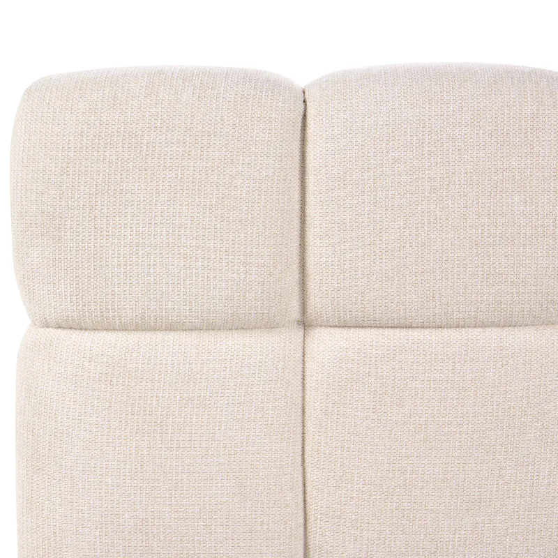 Dobbeltseng Noyon 180x200 cm - Lys beige - Møbler - Senger - Sengeramme & sengestamme