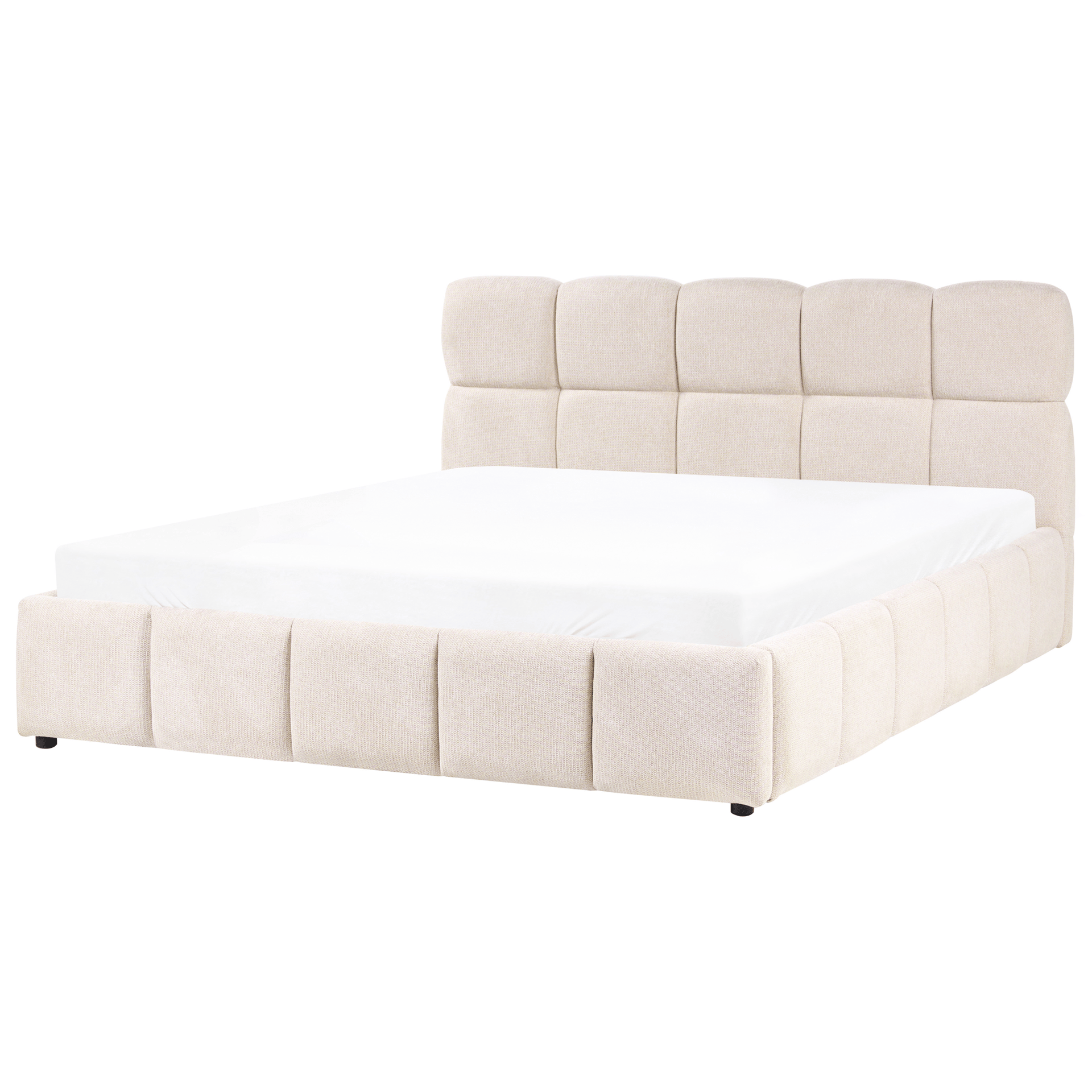 Dobbeltseng Noyon 180x200 cm - Lys beige