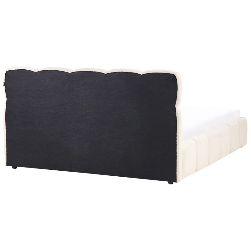 Dobbeltseng Noyon 180x200 cm - Lys beige - Møbler - Senger - Sengeramme & sengestamme