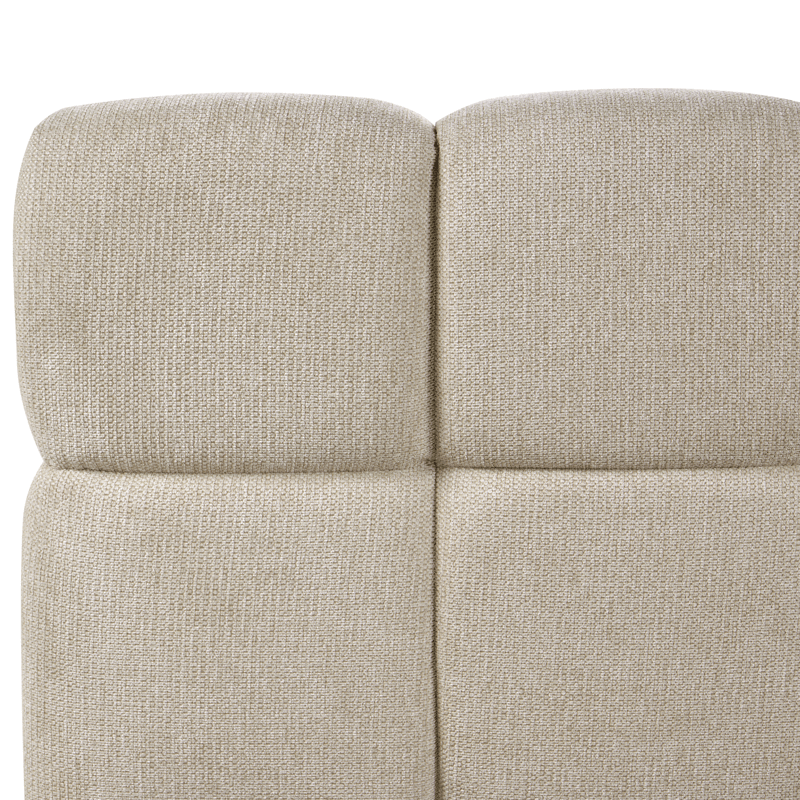 Dobbeltseng Noyon 180x200 cm - Taupe - Møbler - Senger - Sengeramme & sengestamme