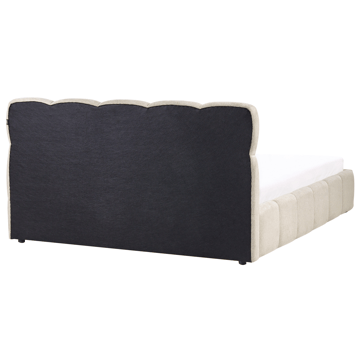Dobbeltseng Noyon 180x200 cm - Taupe - Møbler - Senger - Sengeramme & sengestamme