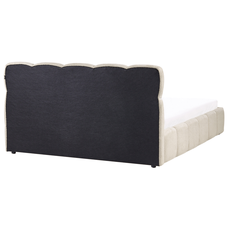 Dobbeltseng Noyon 180x200 cm - Taupe - Møbler - Senger - Sengeramme & sengestamme