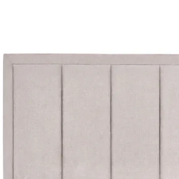 Dobbeltseng Quiberon 140x200 cm - Taupe - Møbler - Senger - Sengeramme & sengestamme