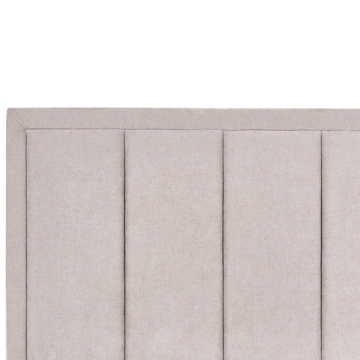 Dobbeltseng Quiberon 160x200 cm - Taupe - Møbler - Senger - Sengeramme & sengestamme