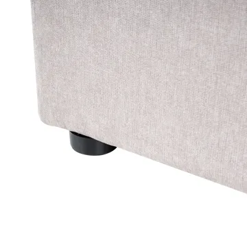 Dobbeltseng Quillien 160x200 cm - Taupe - Møbler - Senger - Sengeramme & sengestamme