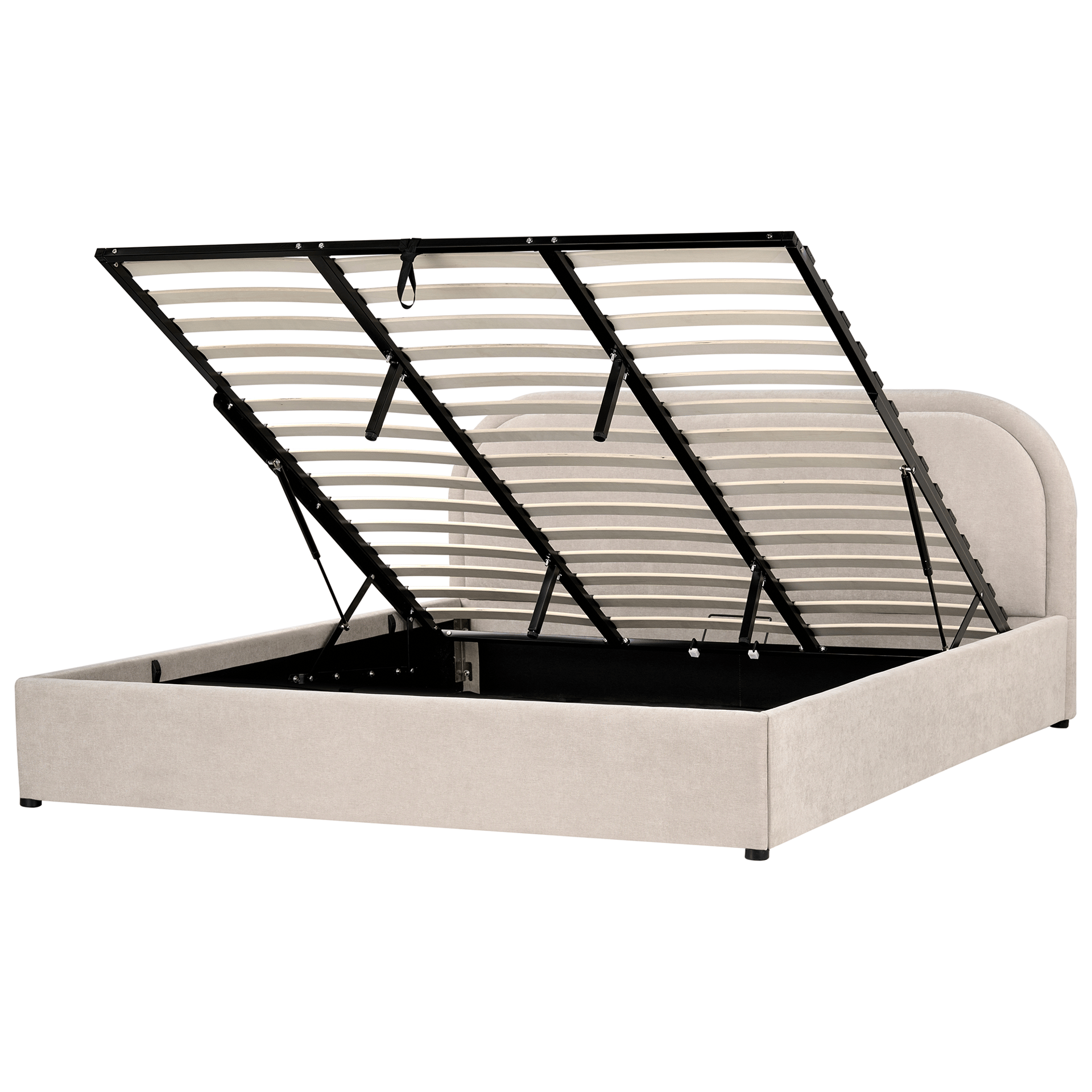 Dobbeltseng Quillien 180x200 cm - Lys beige