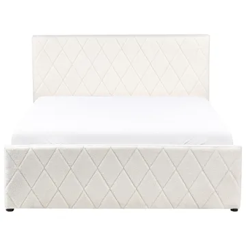 Dobbeltseng Rochefort 140x200 cm - Off-white - Møbler - Senger - Sengeramme & sengestamme