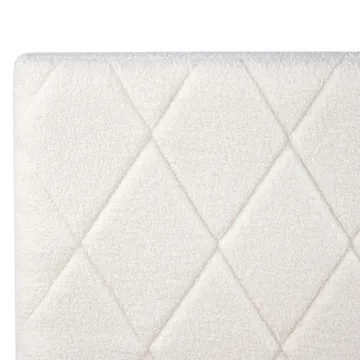 Dobbeltseng Rochefort 140x200 cm - Off-white - Møbler - Senger - Sengeramme & sengestamme