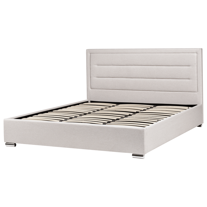 Dobbeltseng Rouen 180x200 cm - Lys beige - Møbler - Senger - Sengeramme & sengestamme