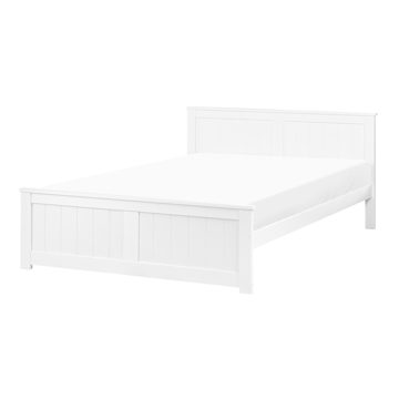 Dobbeltseng Sabran 120x200 - Hvit - Møbler - Senger - Sengeramme & sengestamme