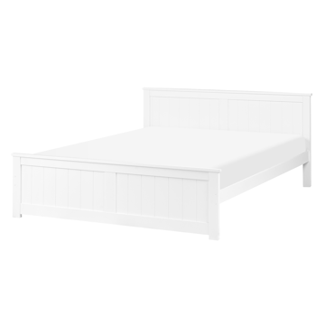 Dobbeltseng Sabran 140x200 - Hvit - Møbler - Senger - Sengeramme & sengestamme