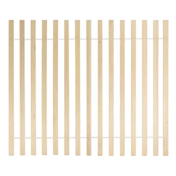 Dobbeltseng Salernas 140x200 cm - Lysebrun - Møbler - Senger - Sengeramme & sengestamme