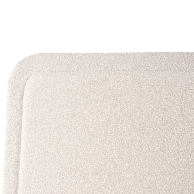 Dobbeltseng Sardent 140x200 - Off-White - Møbler - Senger - Sengeramme & sengestamme