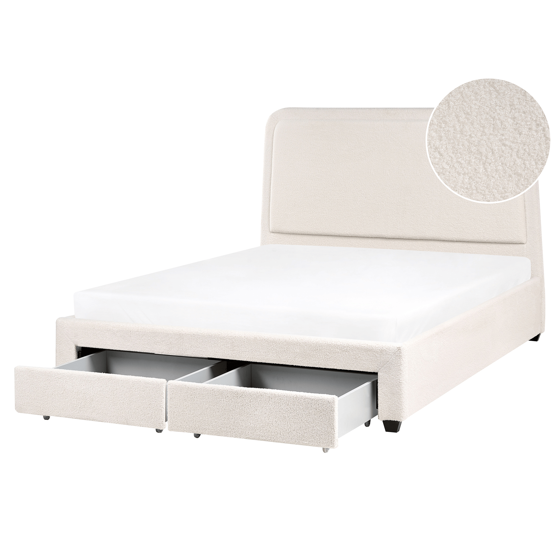Dobbeltseng Sardent 160x200 - Off-white