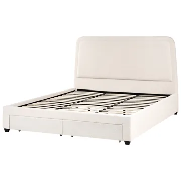 Dobbeltseng Sardent 180x200 - Off-White - Møbler - Senger - Sengeramme & sengestamme