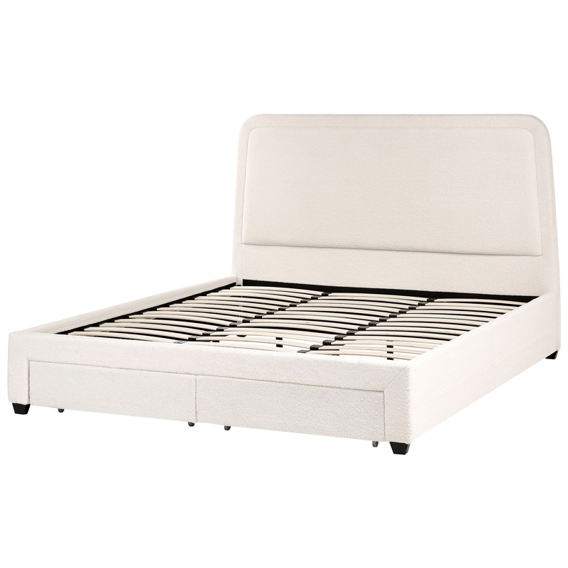 Dobbeltseng Sardent 180x200 - Off-White - Møbler - Senger - Sengeramme & sengestamme