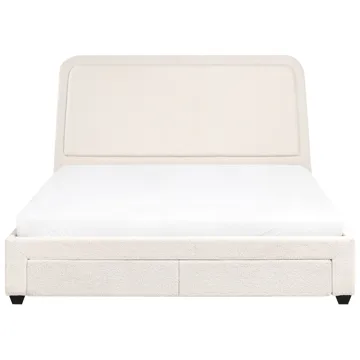 Dobbeltseng Sardent 180x200 - Off-White - Møbler - Senger - Sengeramme & sengestamme