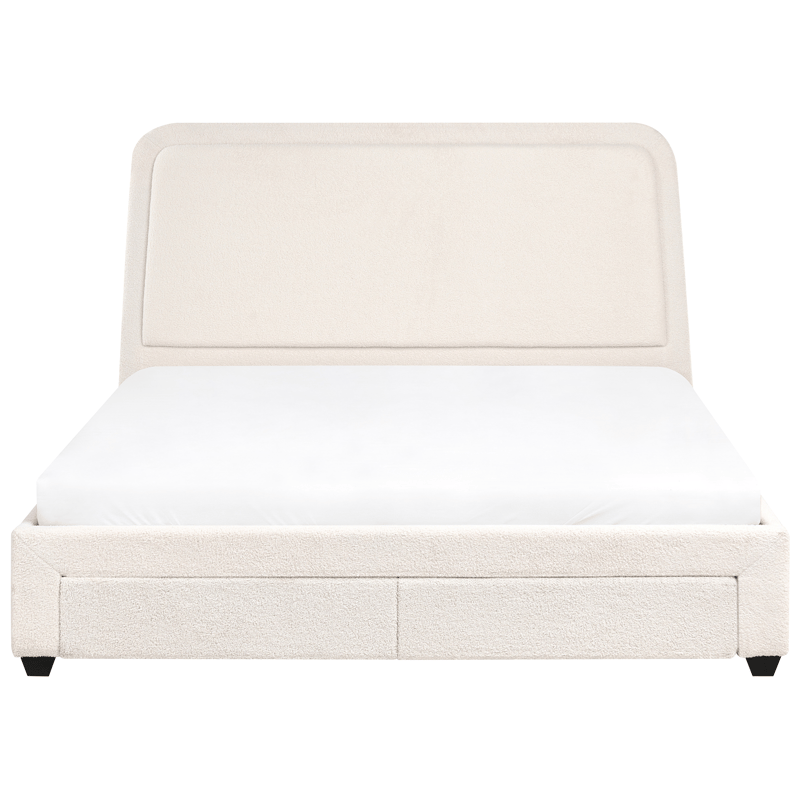 Dobbeltseng Sardent 180x200 - Off-White - Møbler - Senger - Sengeramme & sengestamme