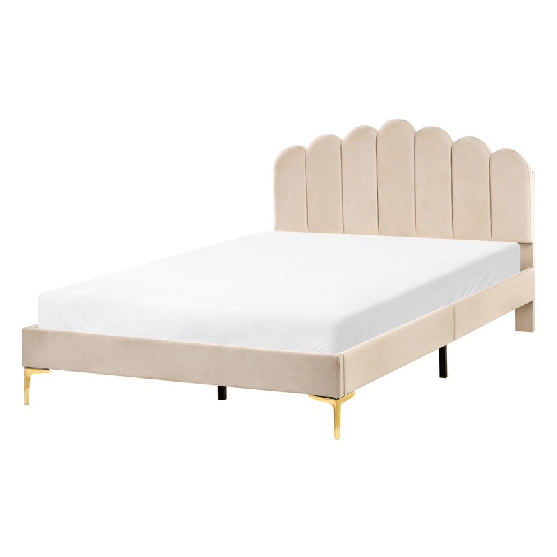 Dobbeltseng Sauvian 140x200 cm, Beige